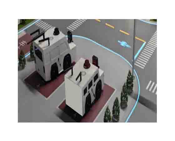 智能網(wǎng)聯(lián)仿真沙盤實訓(xùn)裝置